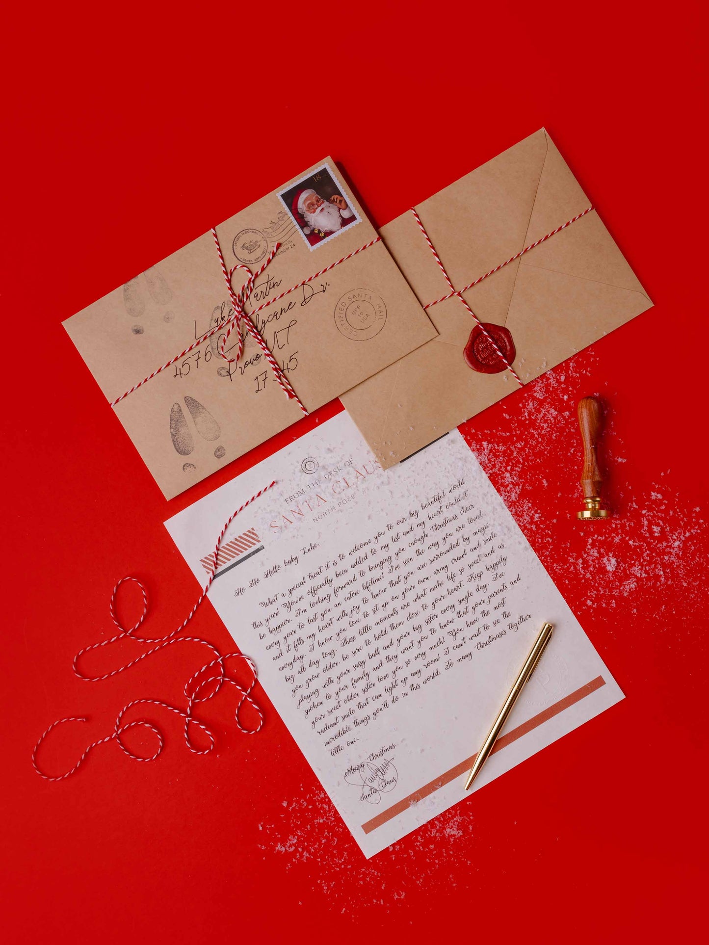 Personalized Santa Letter (English)